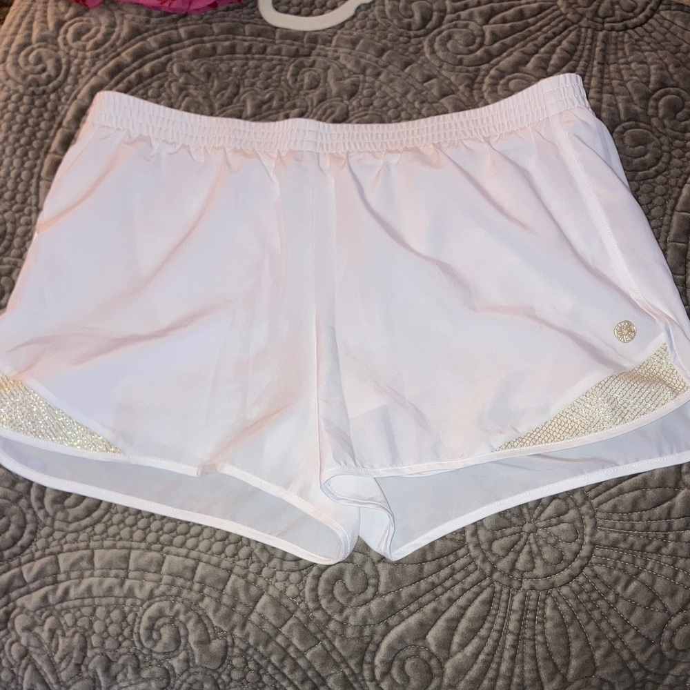 Lilly Pulitzer White Athletic Shorts